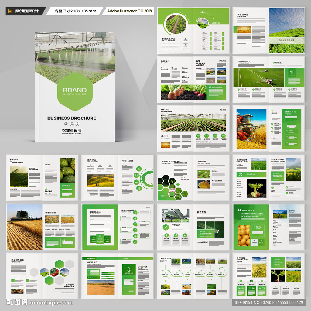 农业合作社画册