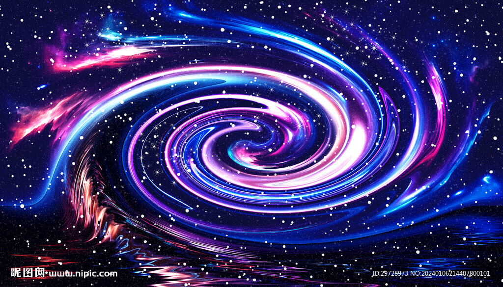 绚丽星空软膜背景