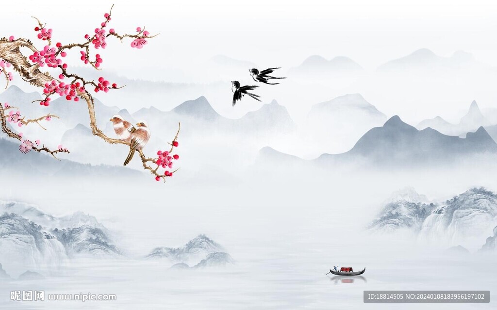 中式背景墙