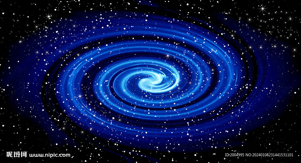 蓝色旋涡星系