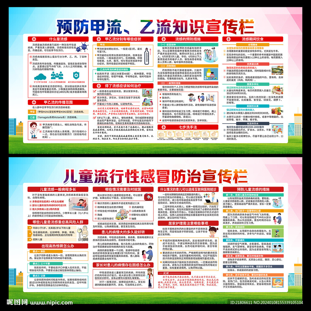 流感预防宣传栏