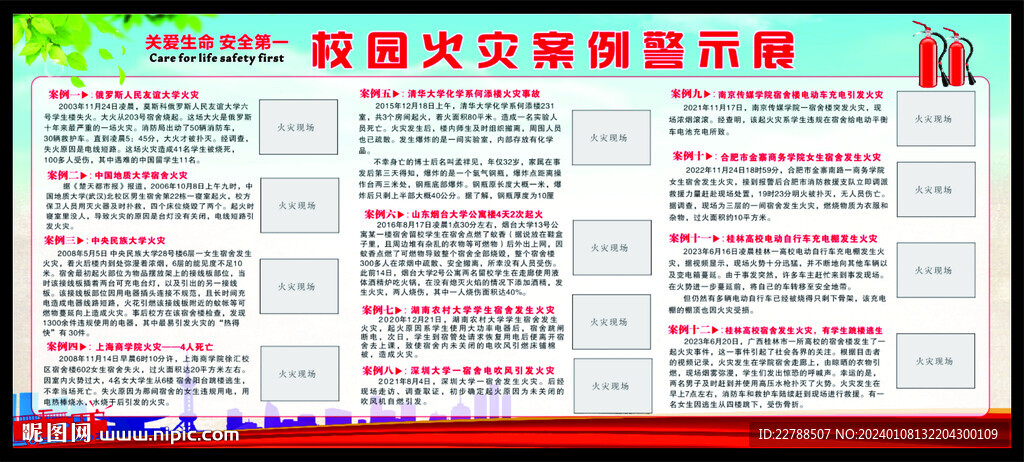 校园火灾案例
