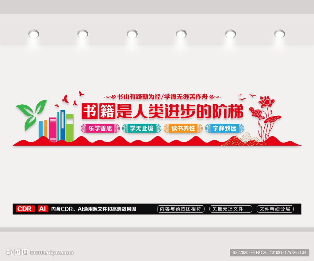 阅读文化墙