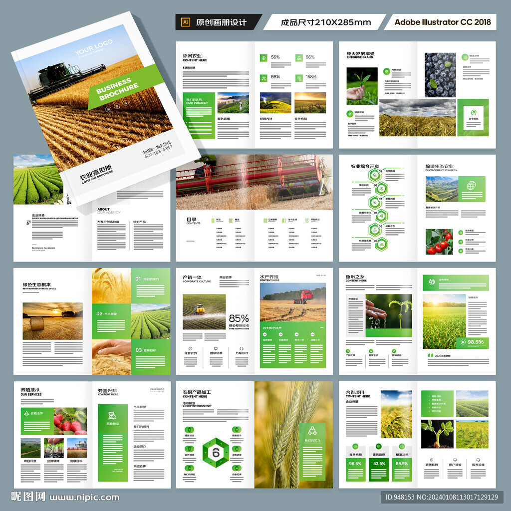 农业合作社画册