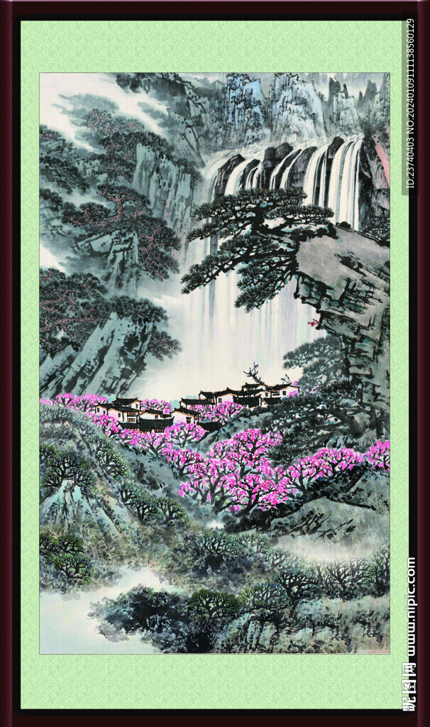 中堂大好河山 
