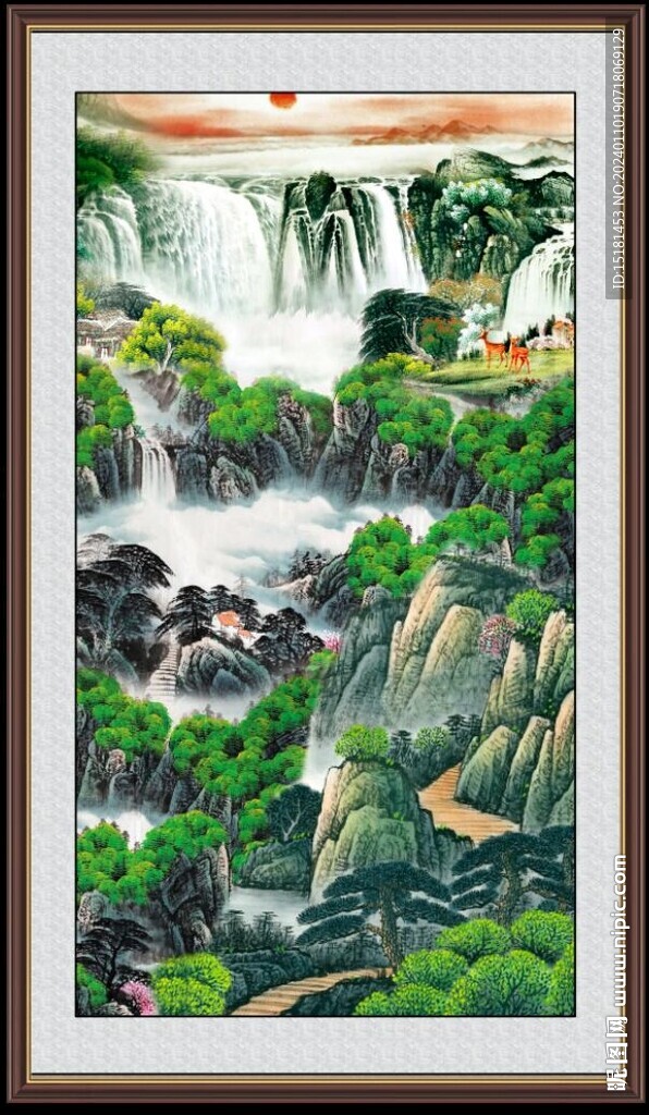 江山多娇山水