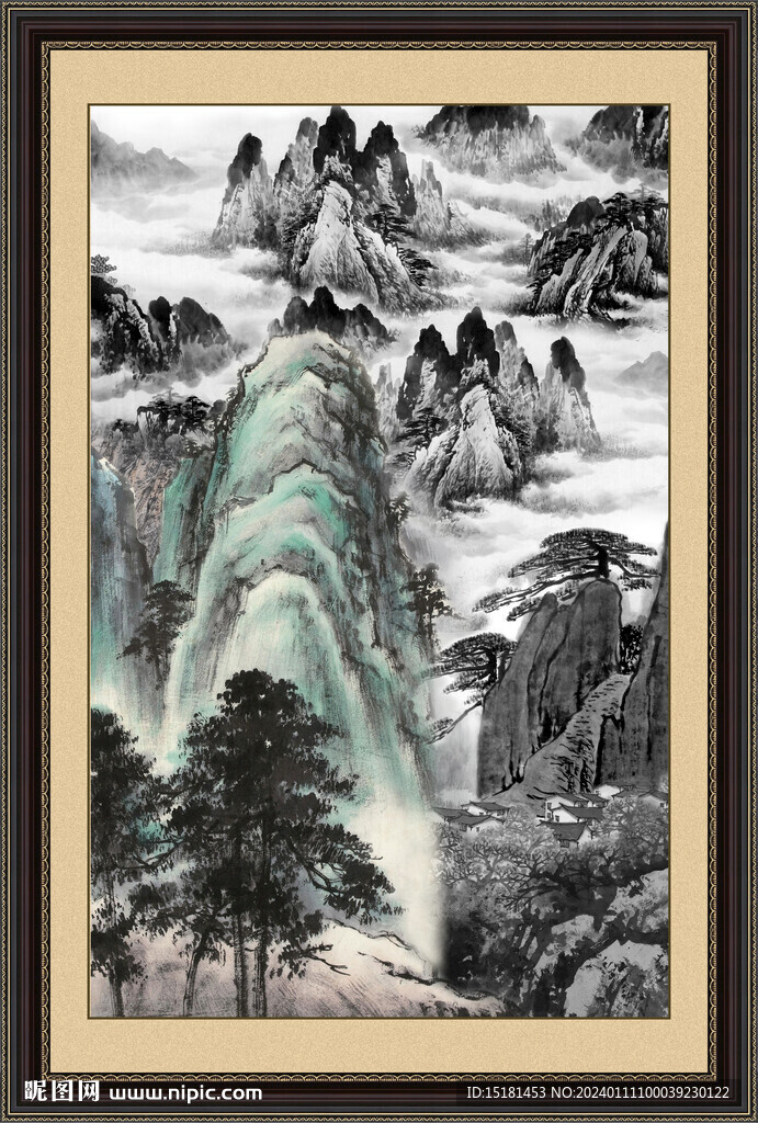 中国画山水