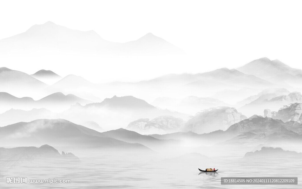 山水背景墙