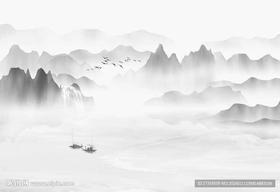 水墨山水