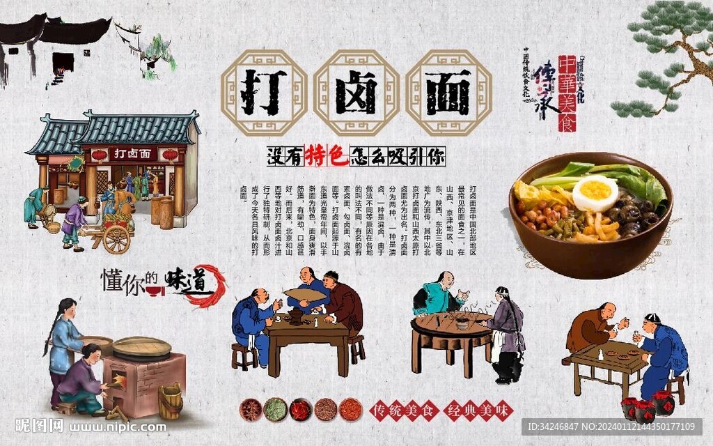 打卤面