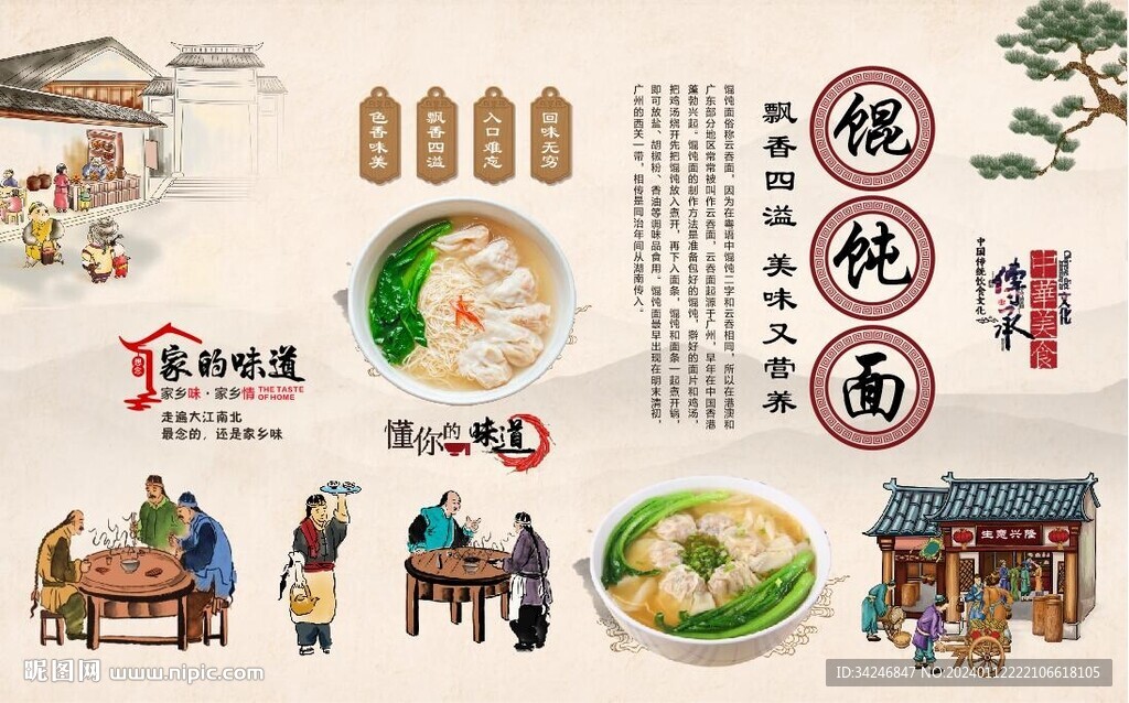 馄饨面
