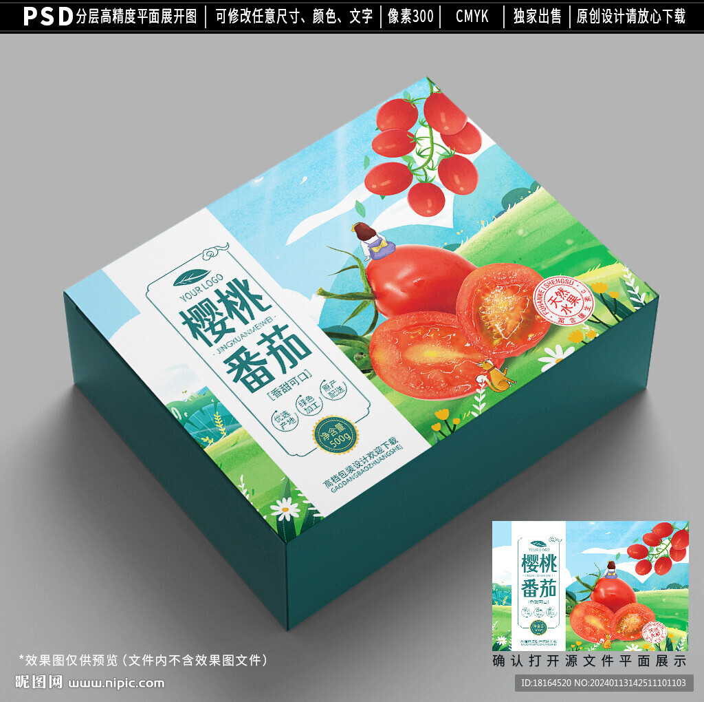 西红柿包装 小番茄礼盒