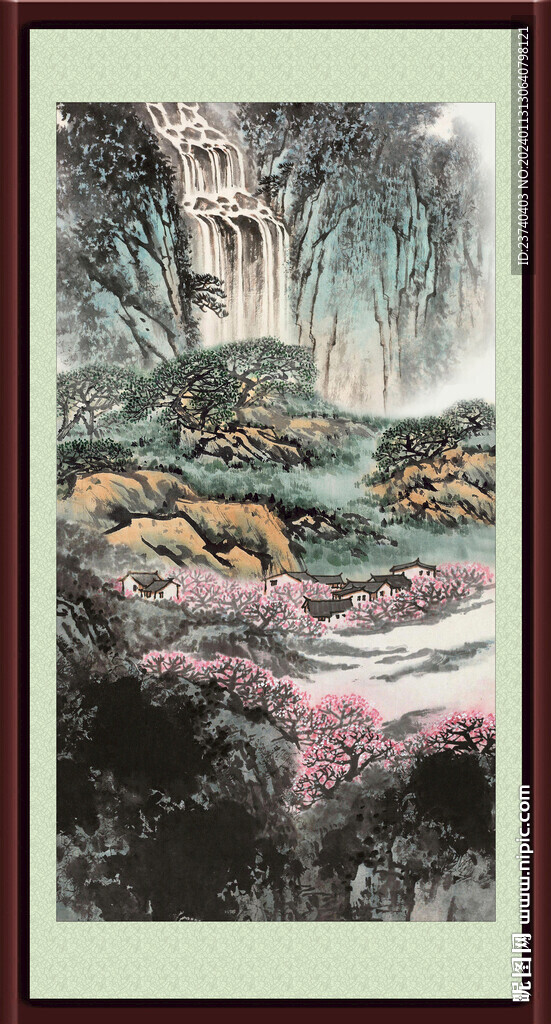风景山水画 