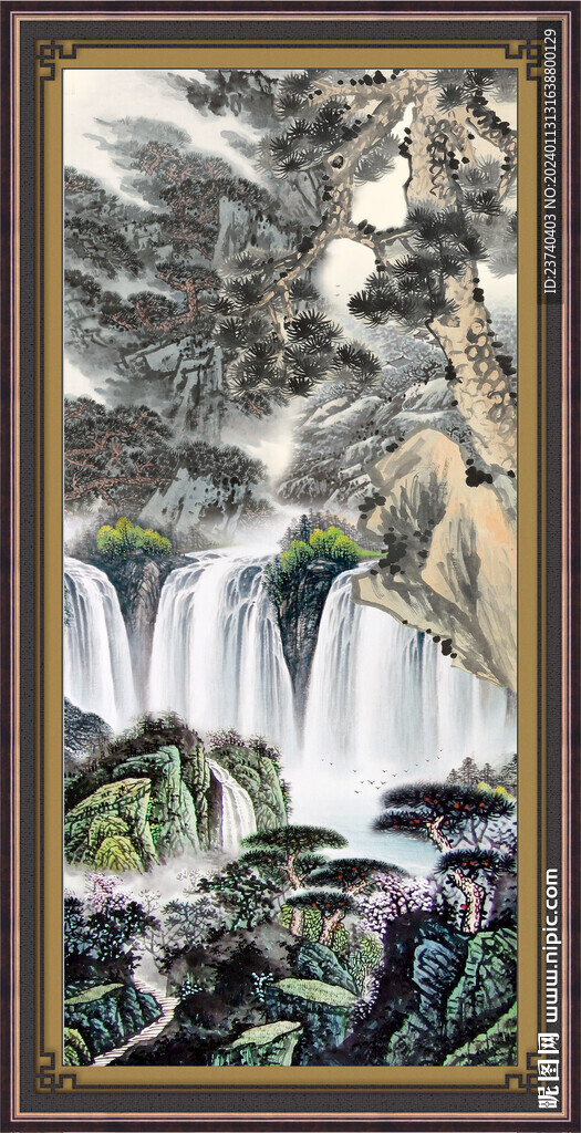 风景山水画 