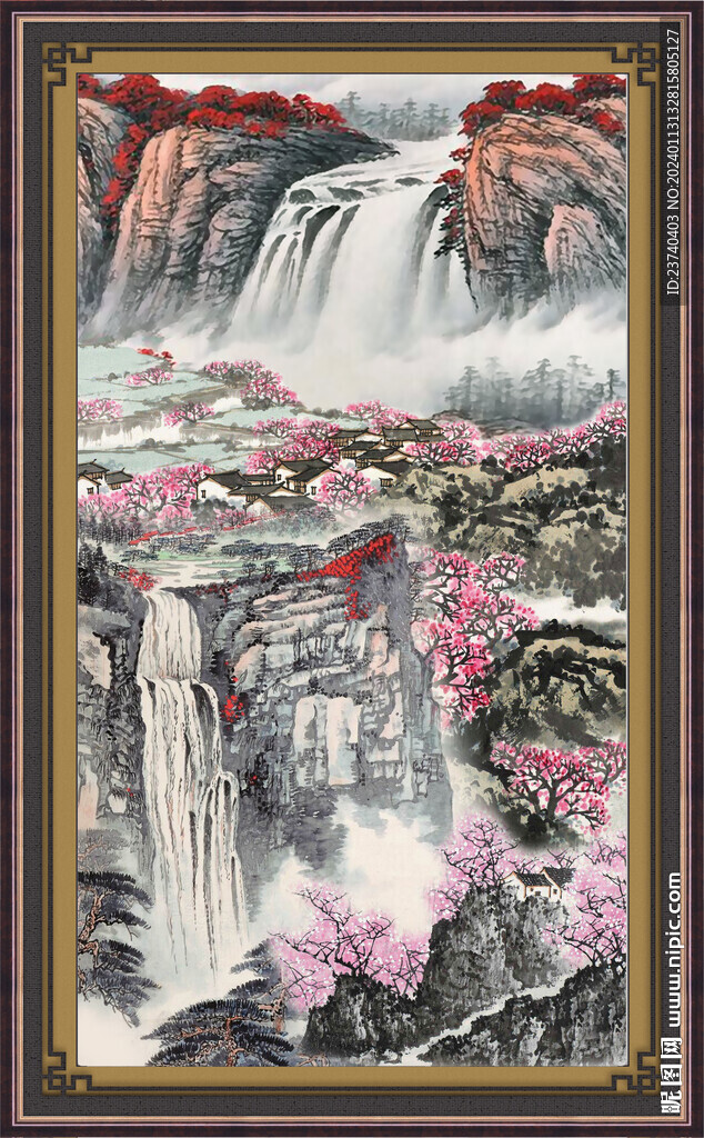 风景山水画 