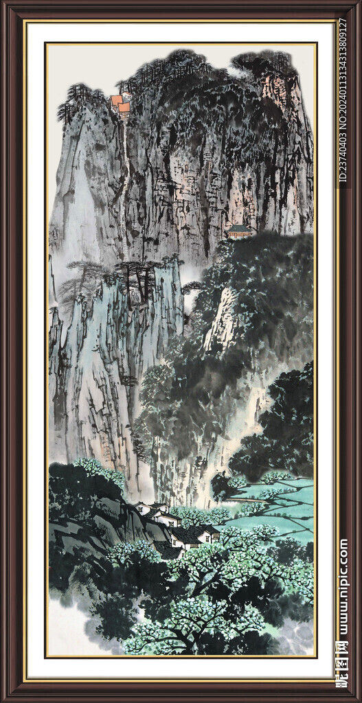 巨幅山水