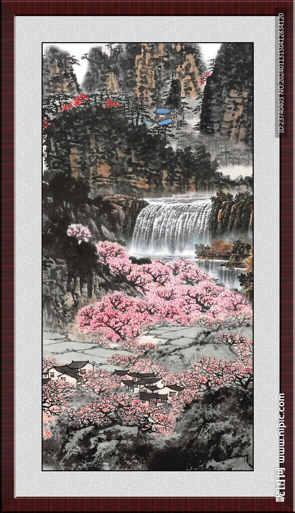 巨幅山水画 