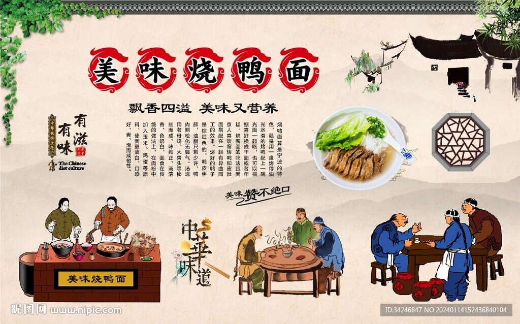 烧鸭面
