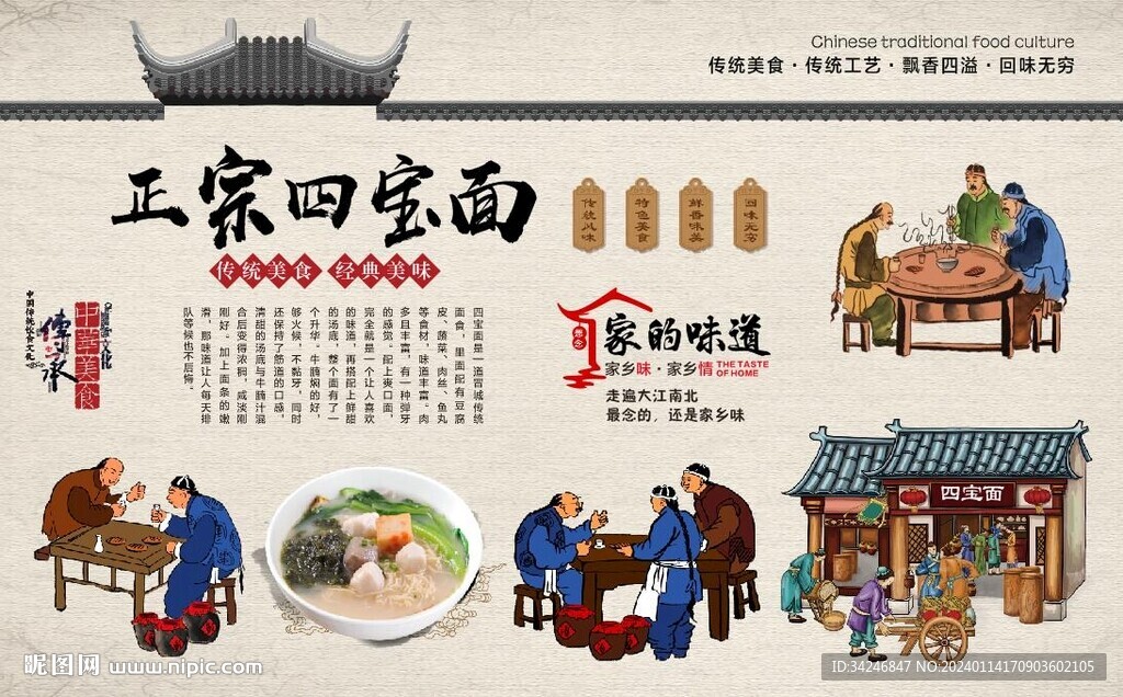 四宝面