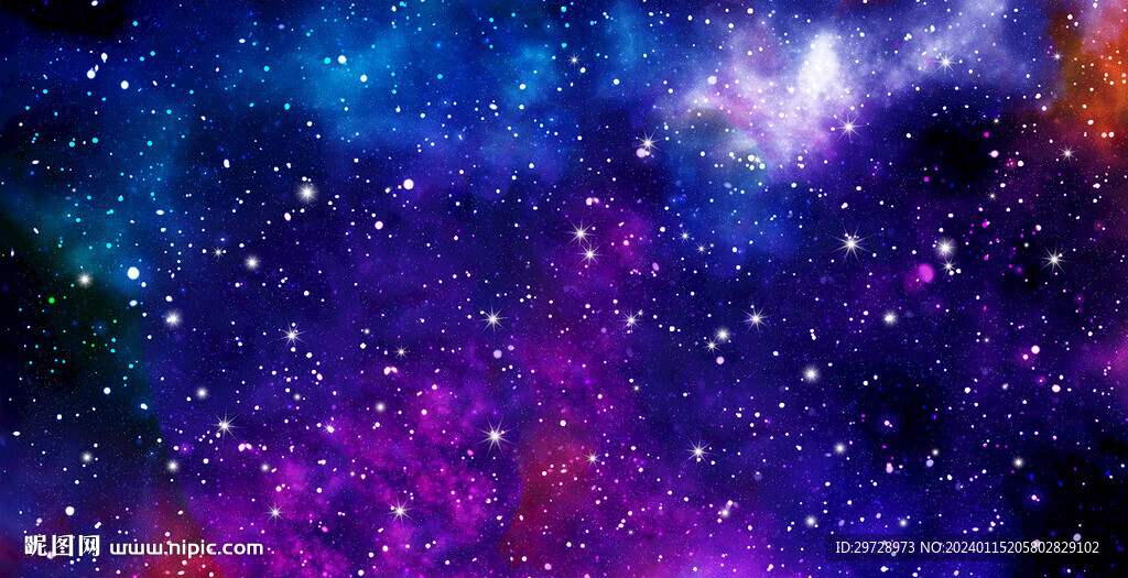 梦幻星空背景墙