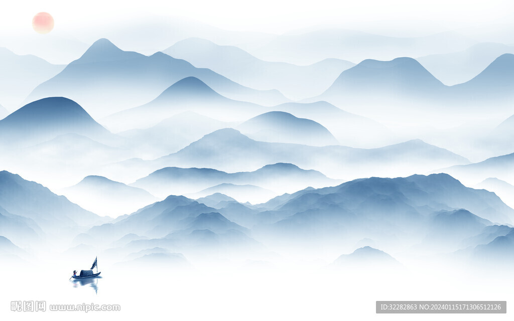 意境 中式新山水画 TiF分层