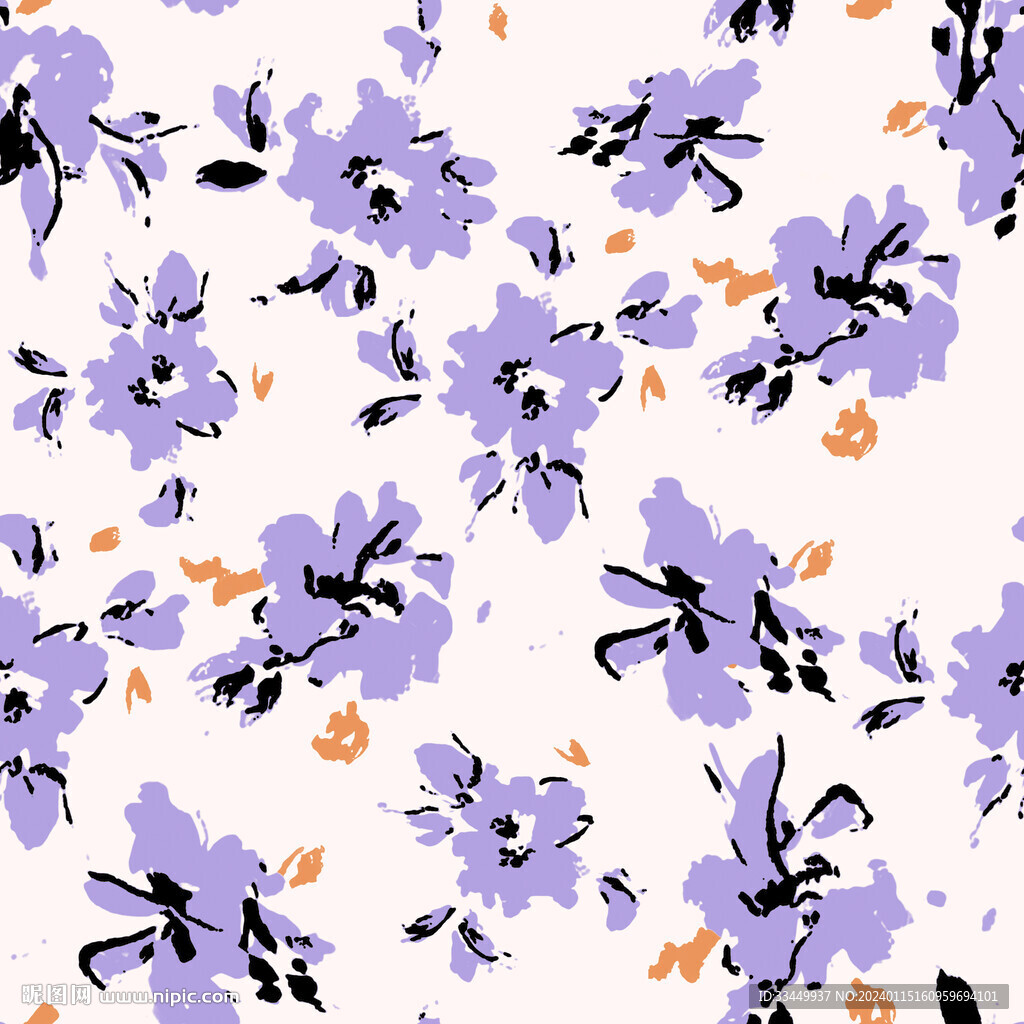 手绘花