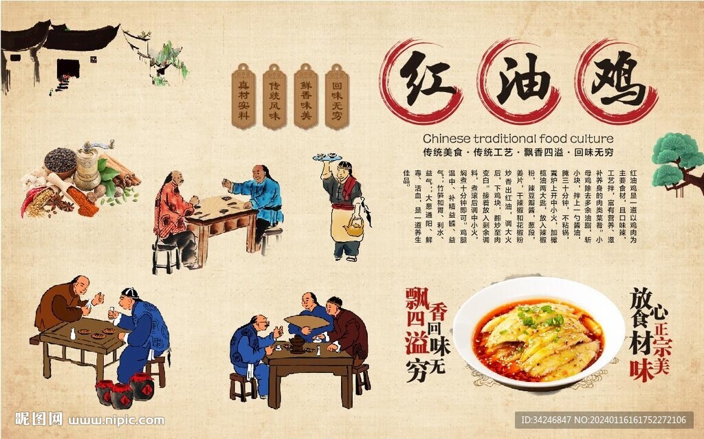 红油鸡