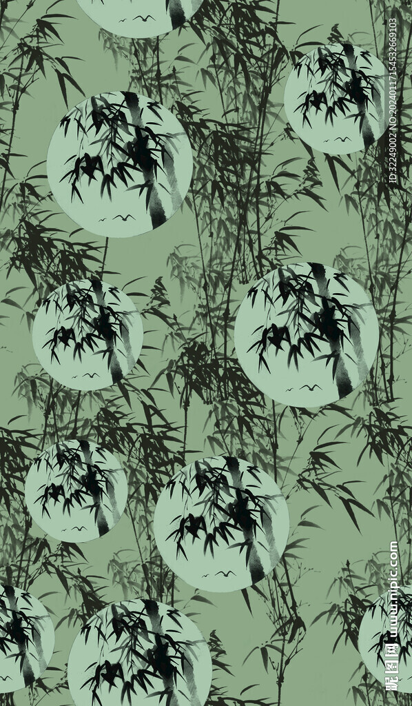水墨竹子
