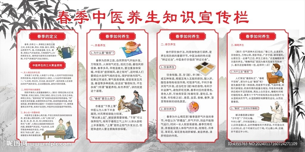 春季中医养生健康知识宣传栏