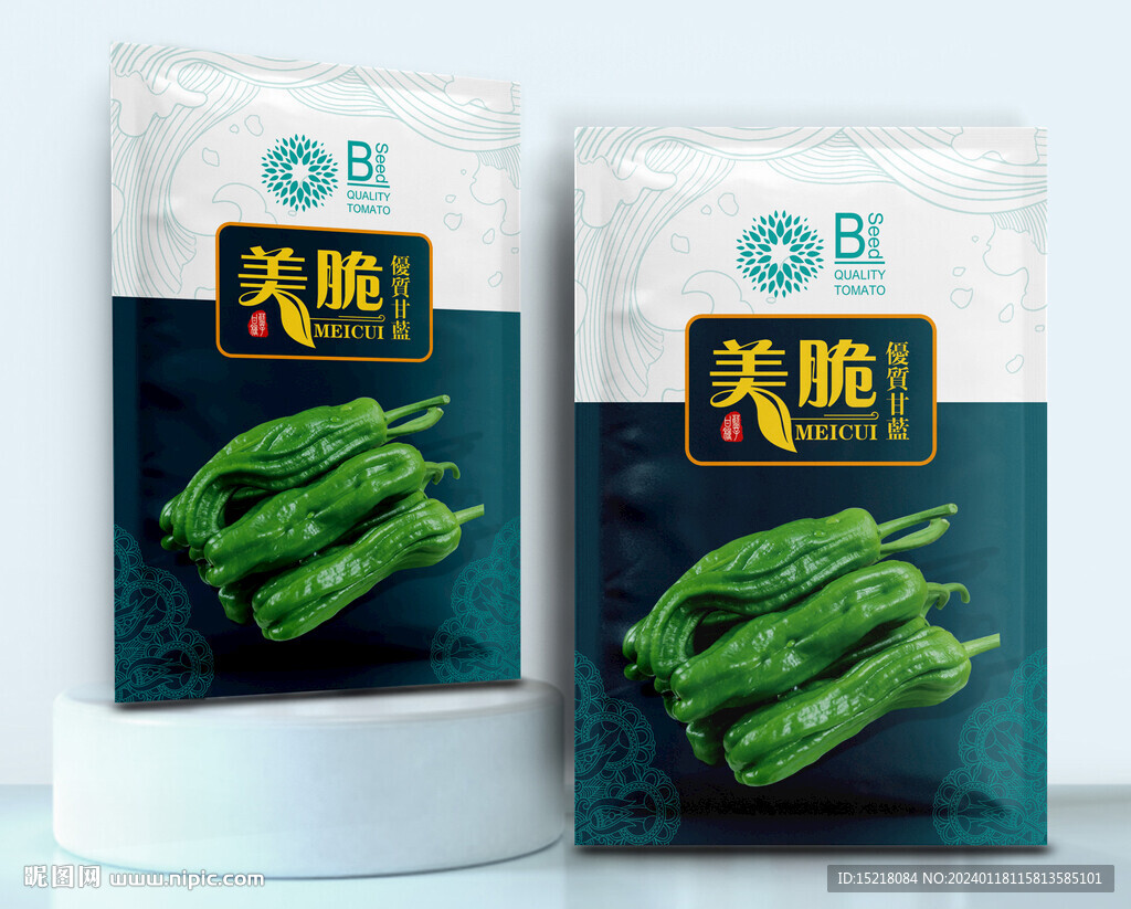 辣椒种子包装设计