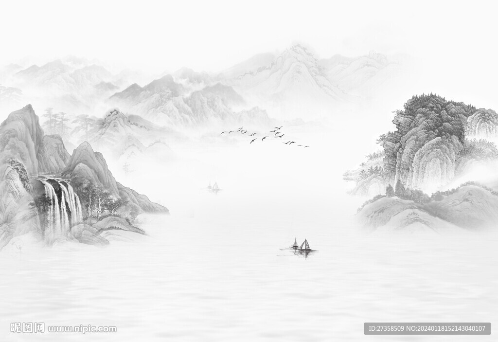 水墨山水