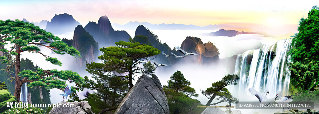 黄山日出