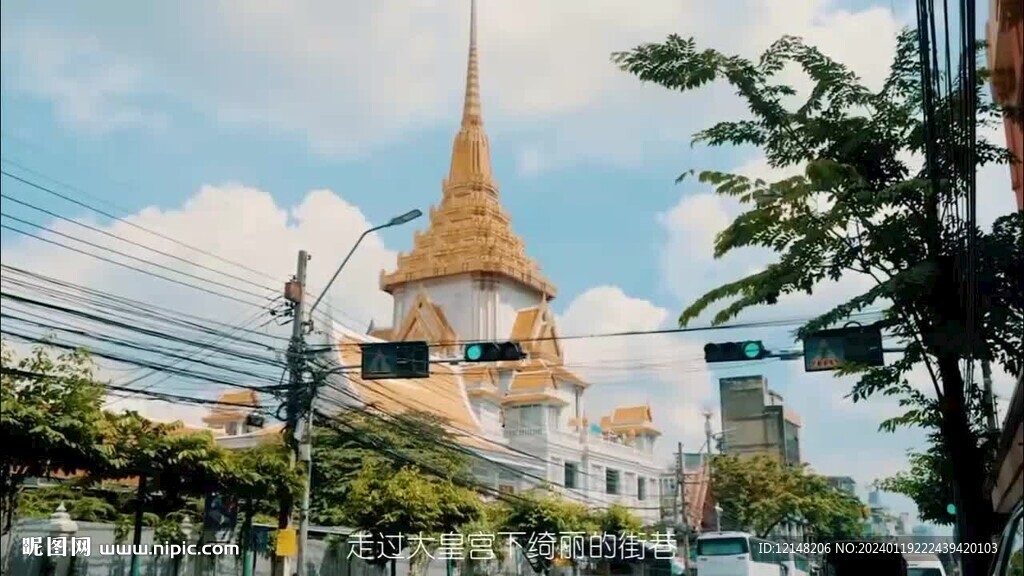 泰国旅游人文风景宣传视频