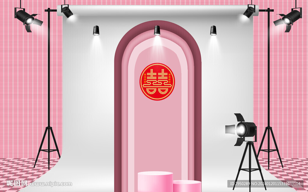 直播间背景墙  