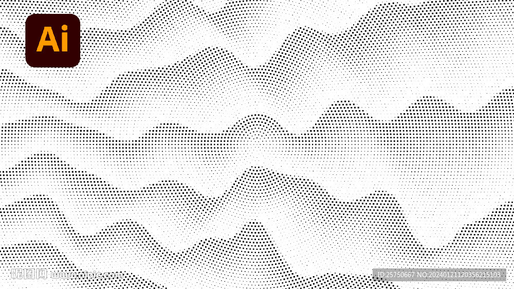 波浪点状图