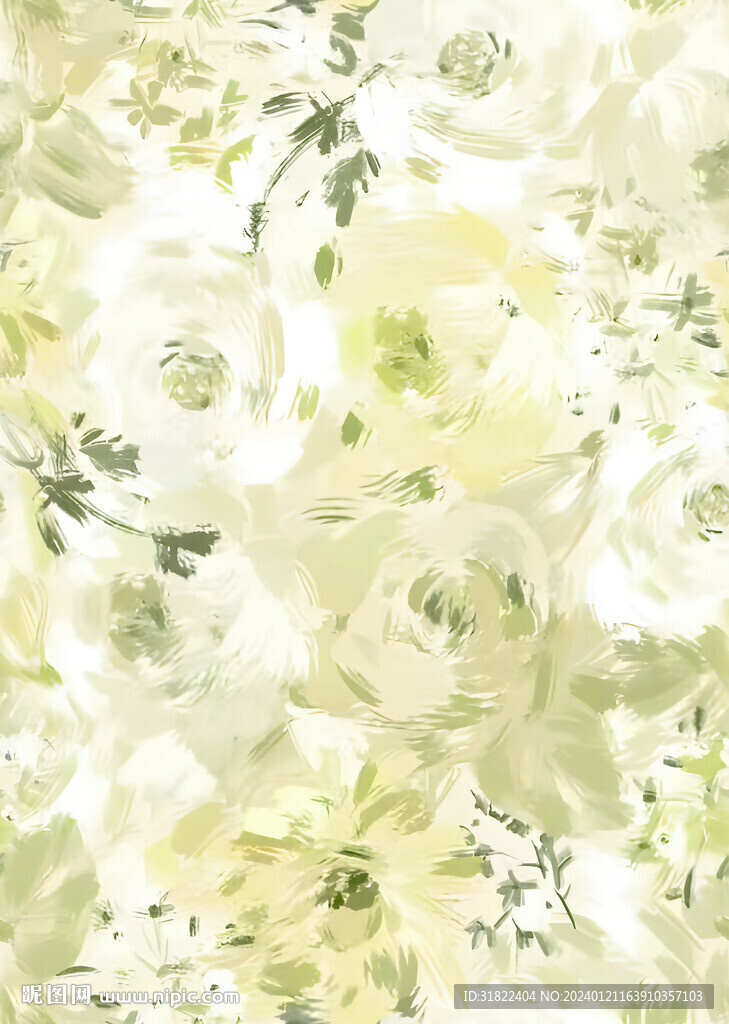 水彩花