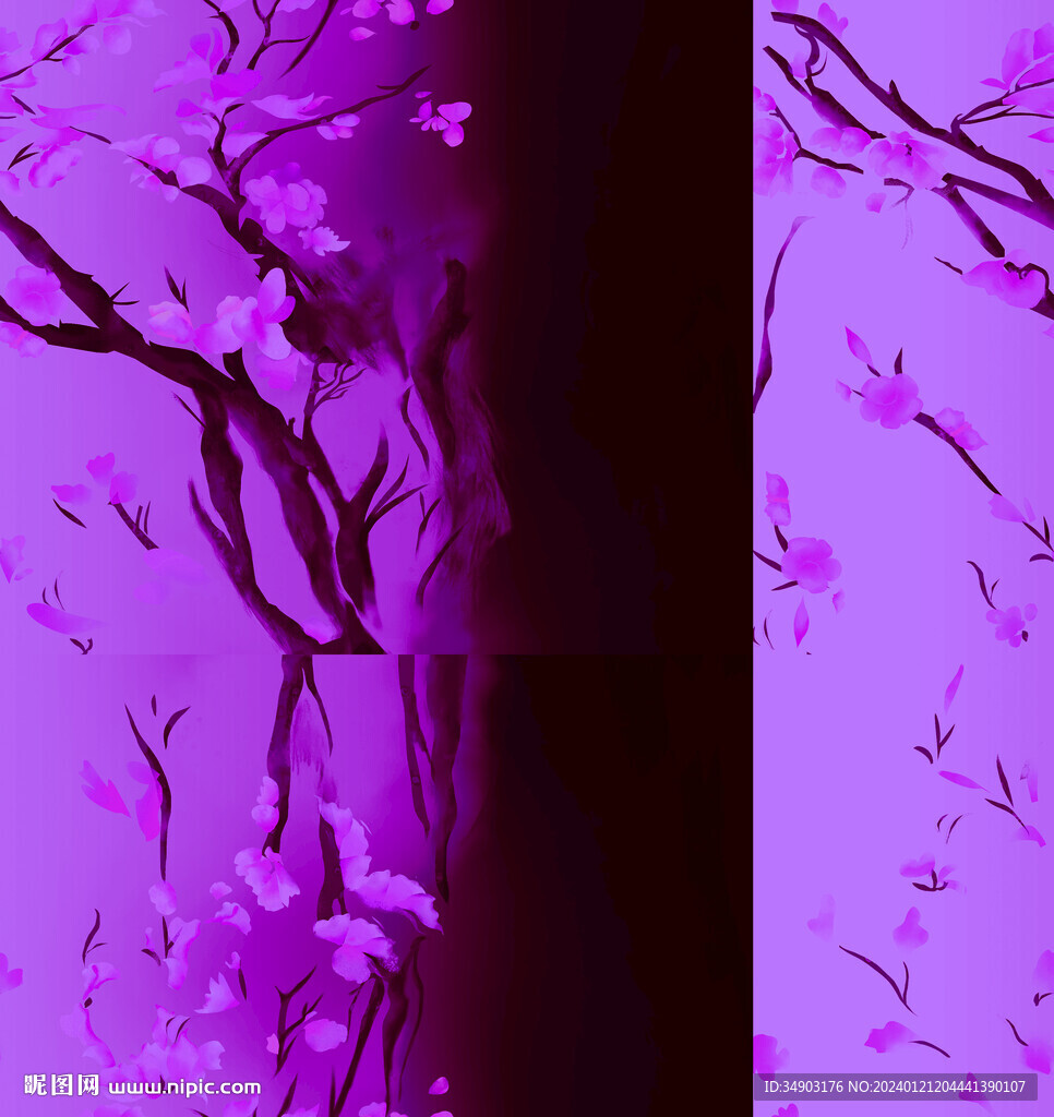 定位扎染花