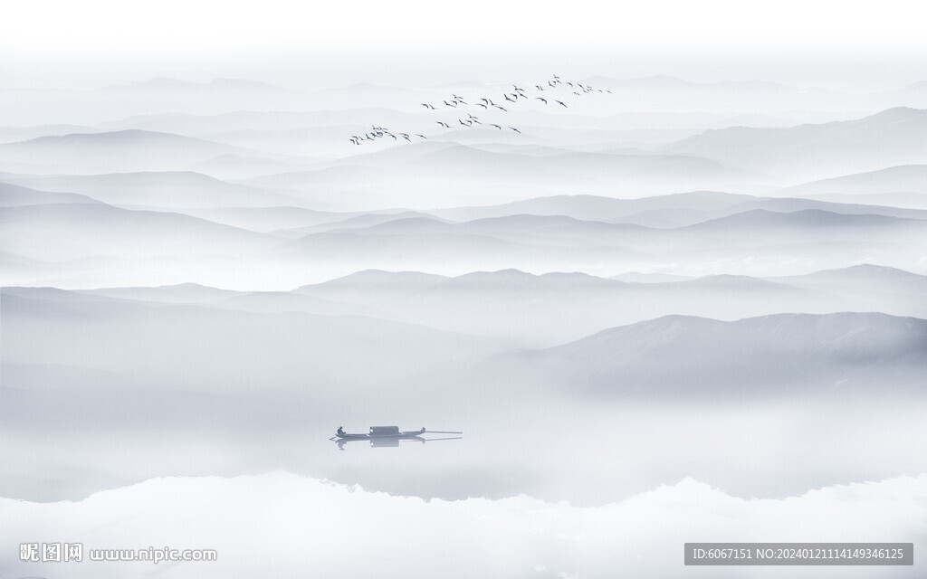 禅意山水画