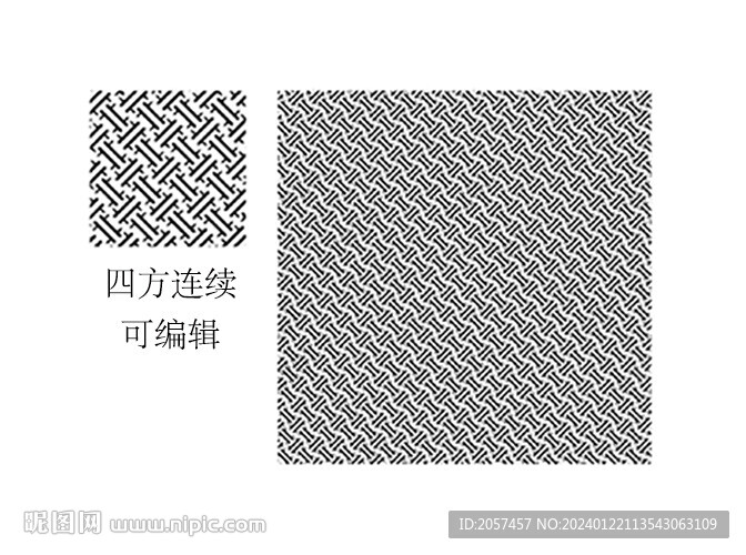 竹肌理四方连续可编