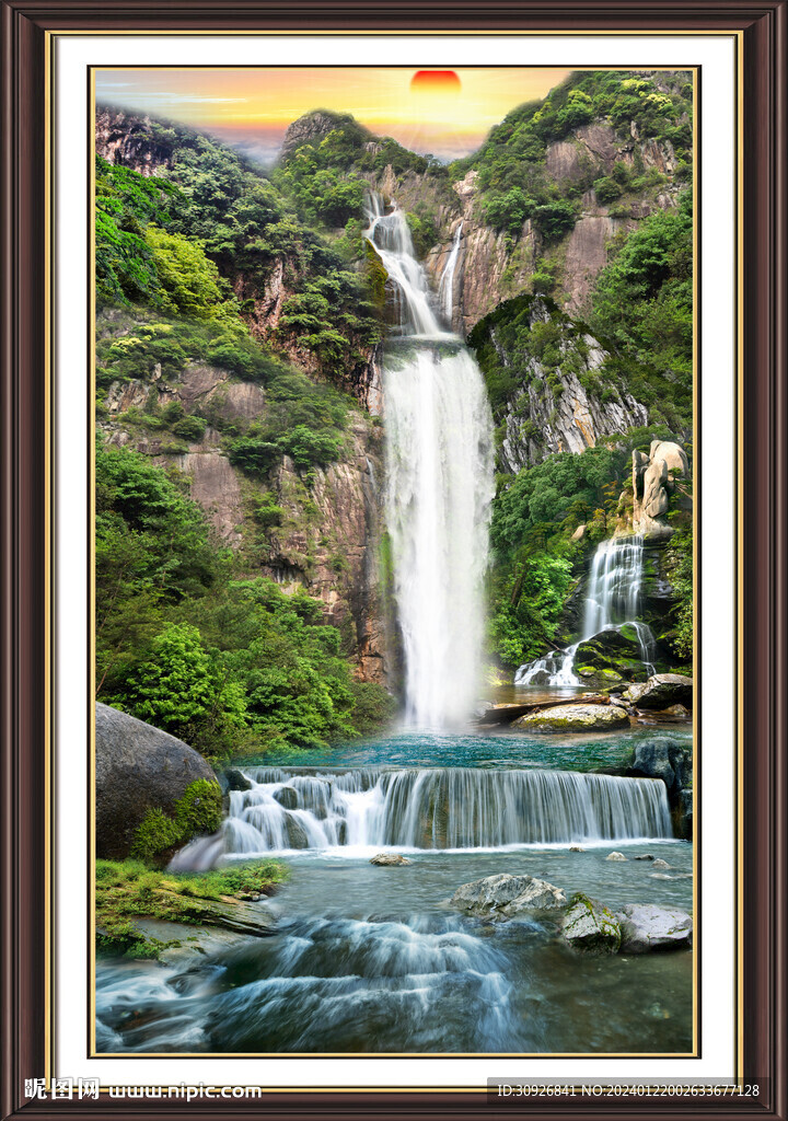 新中式山水画 