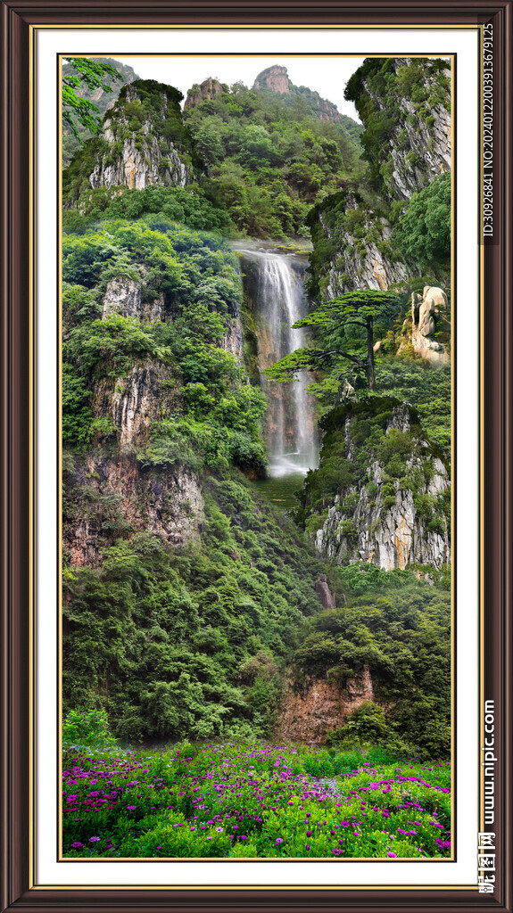 新中式山水画 