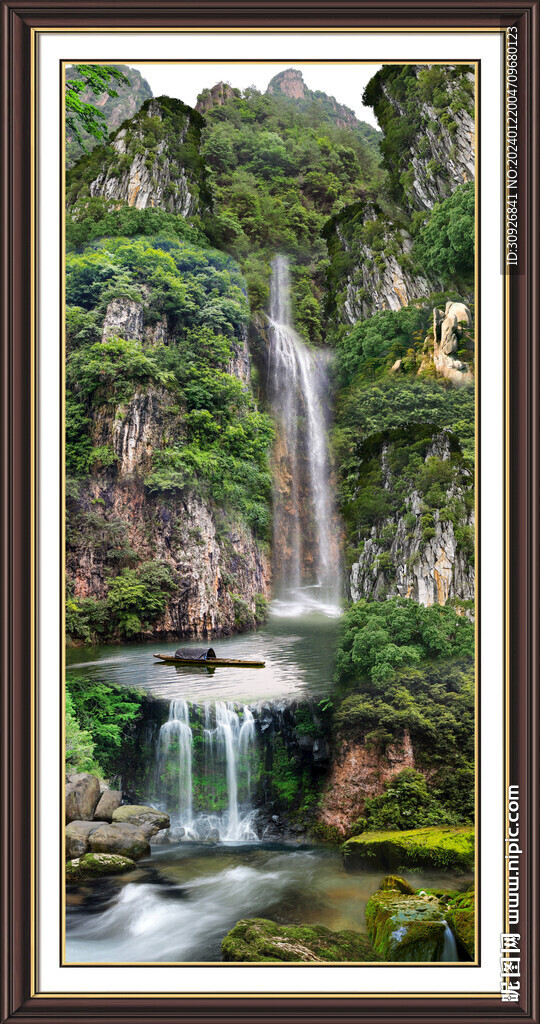 新中式山水画 