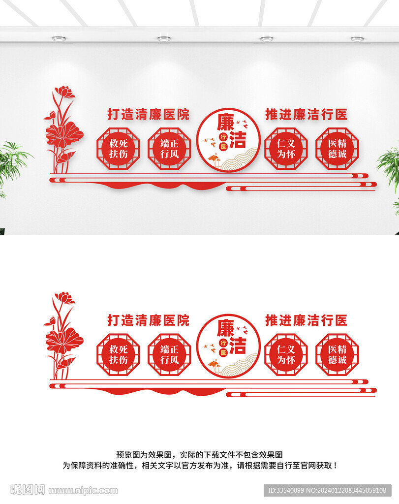 廉洁行医文化墙