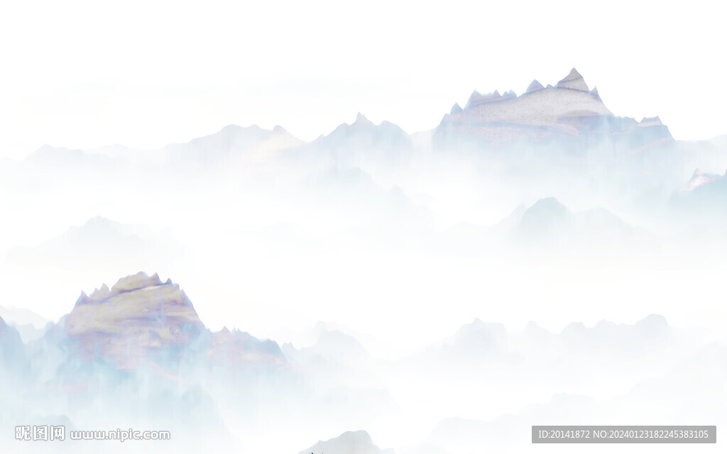 新中式石纹山水背景