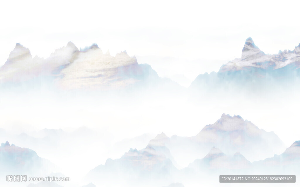 新中式石纹山水背景