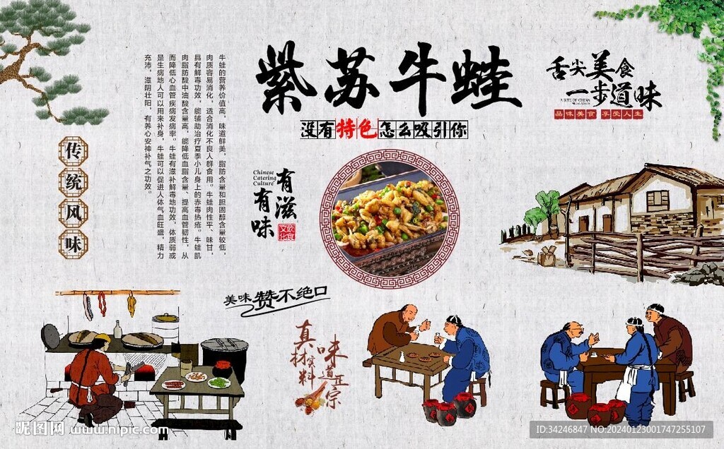 紫苏牛蛙