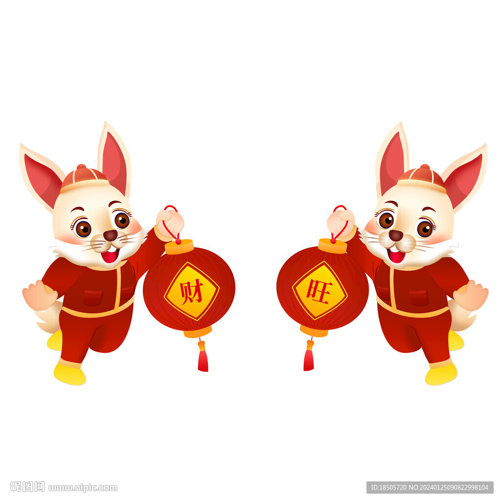 灯笼兔子