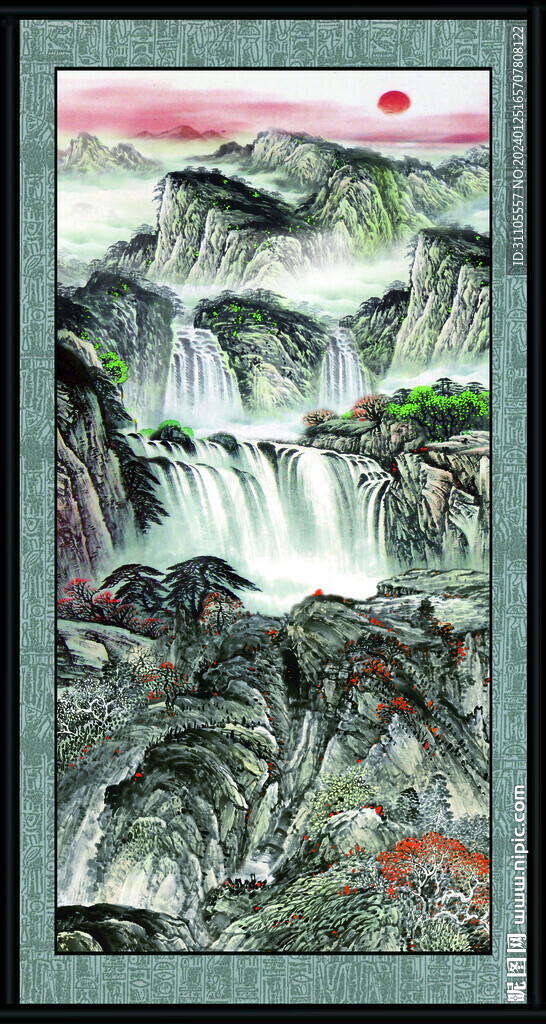 中国风山水 