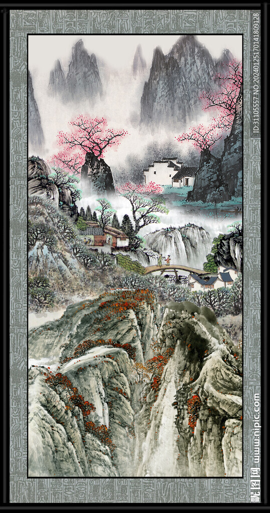中国风山水
