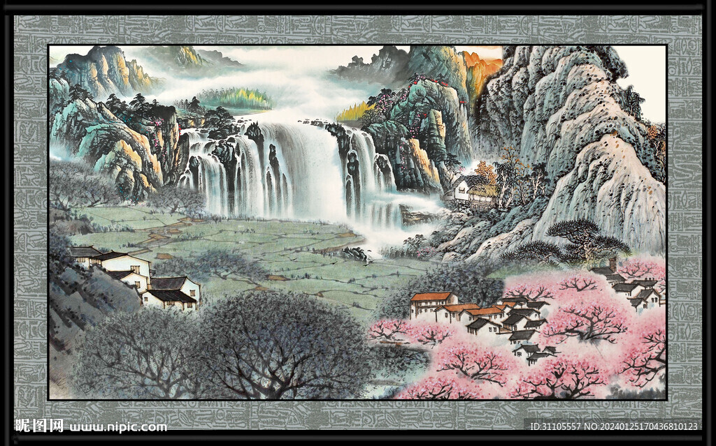 山水画 